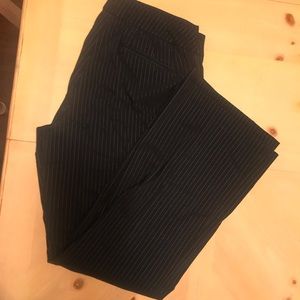 Lane Bryant Black Pin Strip Pants